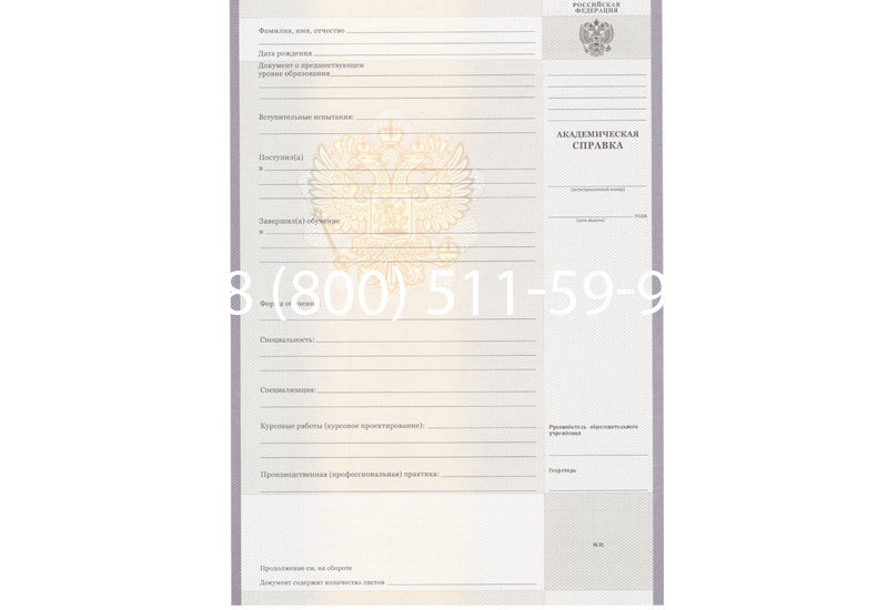 Купить Академическая справка образца 2010-2011 год для колледжа в Великом Новгороде Купить Академическая справка образца 2010-2011 год для колледжа в Великом Новгороде