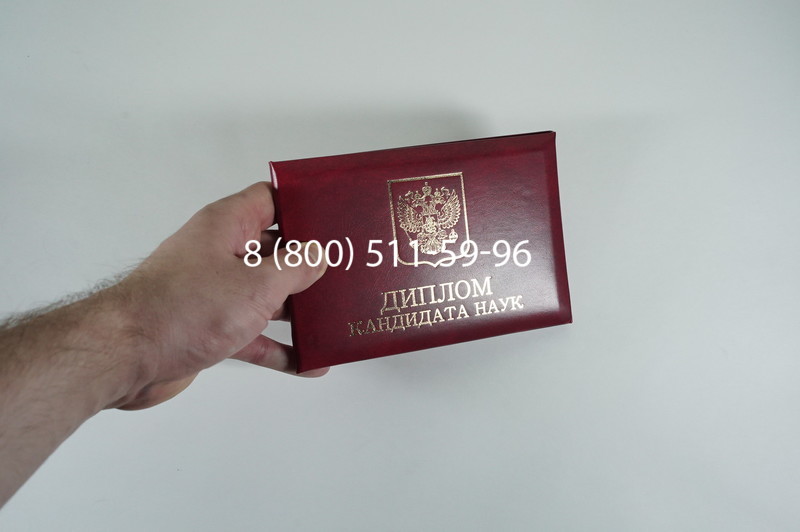 Диплом кандидата наук 2010 в Великом Новгороде
