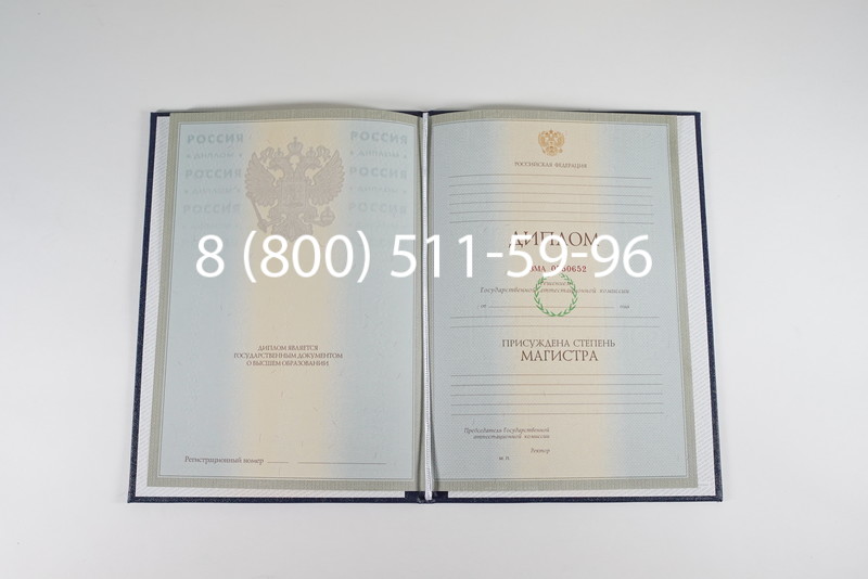 Диплом магистра 2003-2009 годов в Великом Новгороде